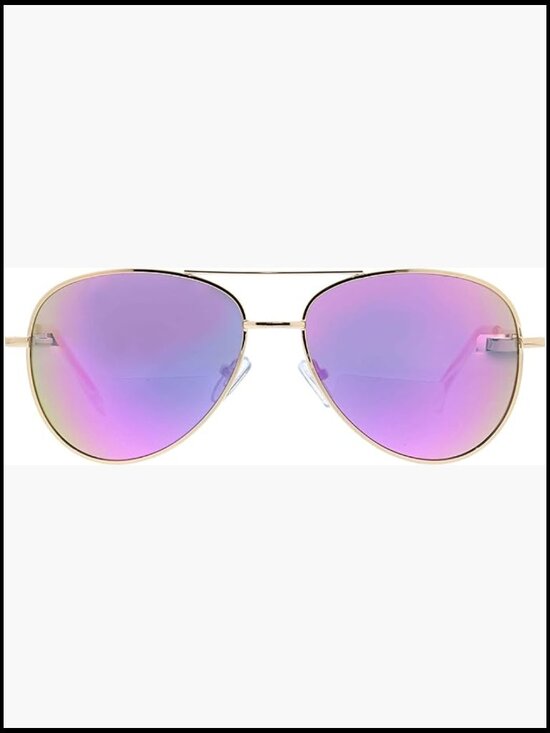 Ultraviolet Bifocal Aviator Sunglasses with Reading Lens main image 5